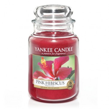 Yankee Candle Pink Hibiskus 623g - Duftkerze