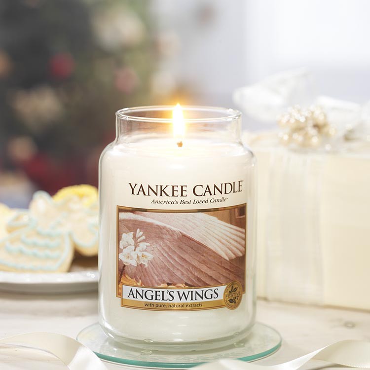 Yankee Candle Glas klein mit Duft Angel Wings - Kerzen zum Bestpreis, 11,90  €