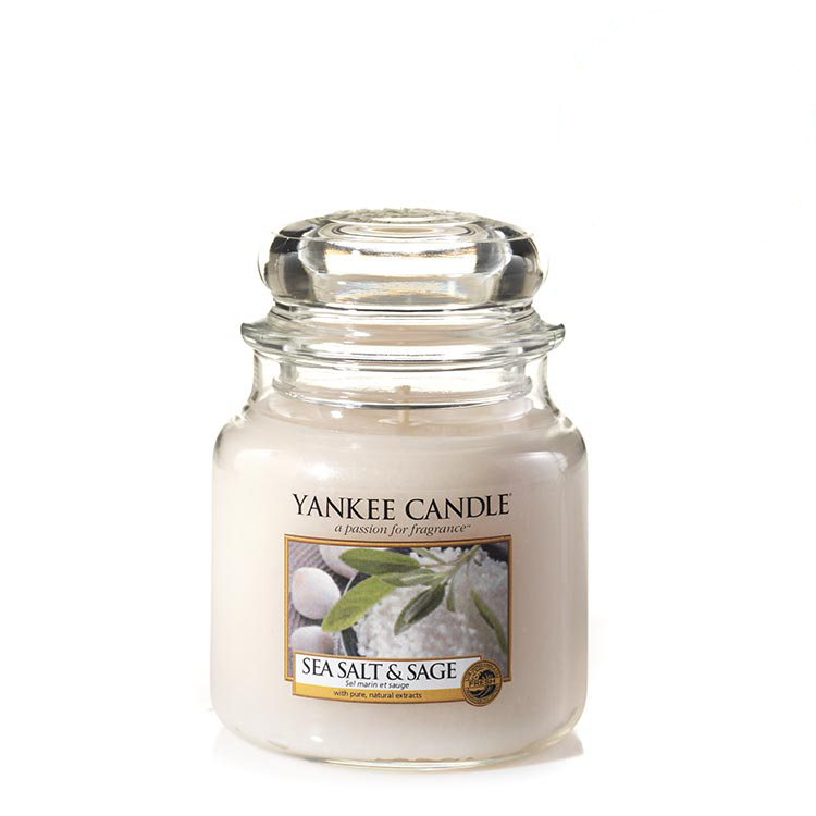 Yankee Candle Sea Salt & Sage 411 g - Frisch - grau - 1507711E