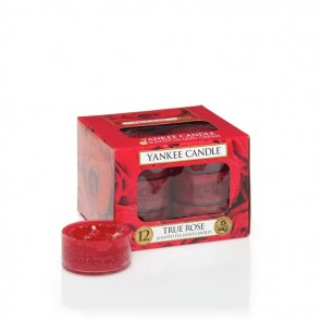 Yankee Candle True Rose Teelichter 118 g - Duftkerze