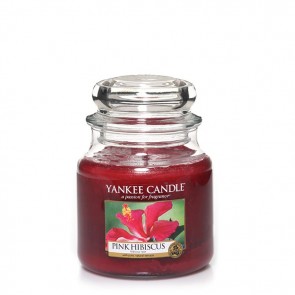 Yankee Candle Pink Hibiskus 411g - Duftkerze